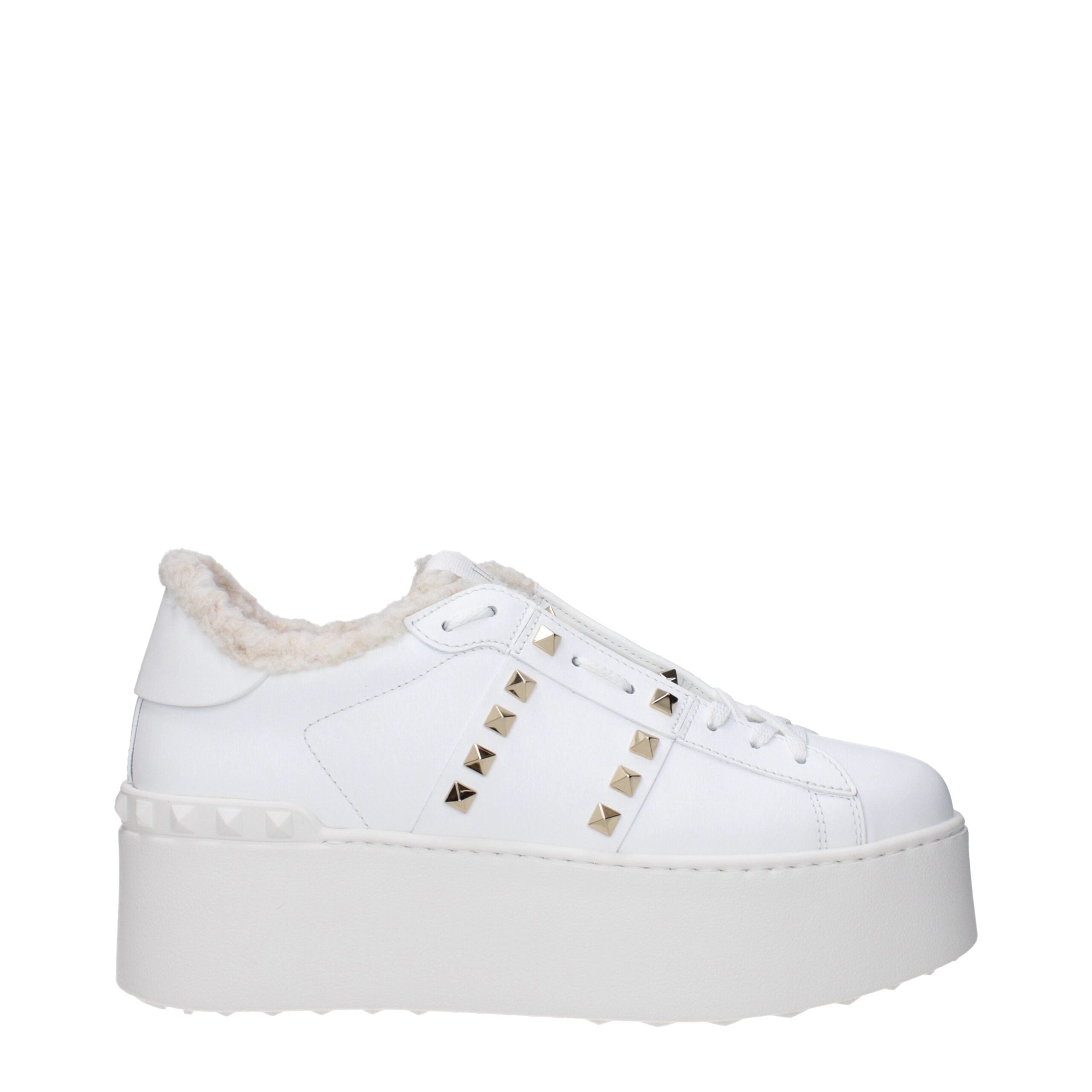 Valentino Garavani White Leather Sneakers